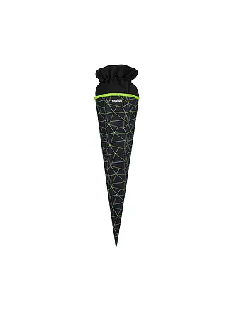 ERGOBAG | Set de mochila escolar de 5 piezas CUBO VerfolgBärjagd | schwarz